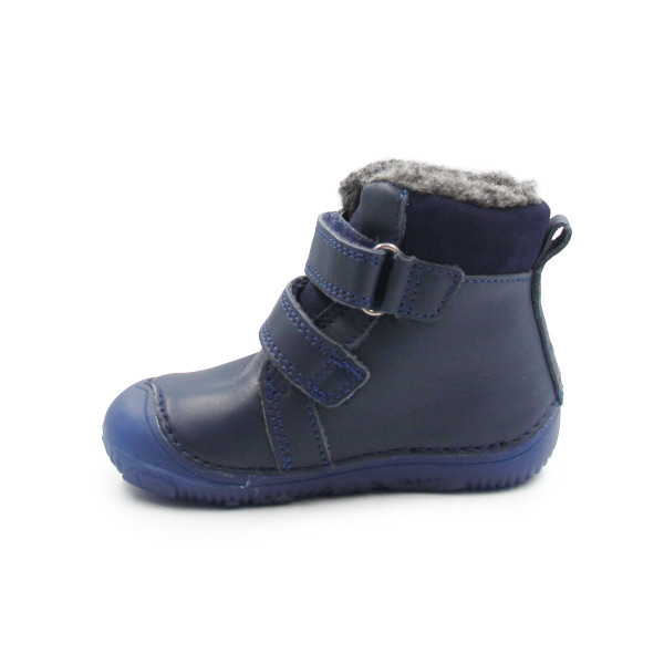 Buty Na Zimę Dla Chłopca Ocieplane Dinozaur Barefoot DD STEP W073-52943 Royal Blue