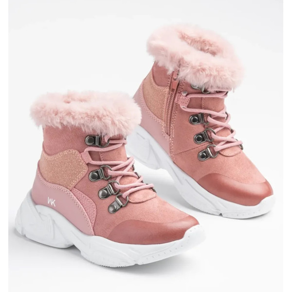 Zimowe Buty Dla Dziewczynki Kozaki Ocieplane Wojtyłko 1Z25070R
