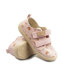 Trampki Dla Dziewczynki Różowe Barefoot DD STEP C086-61515M Baby Pink