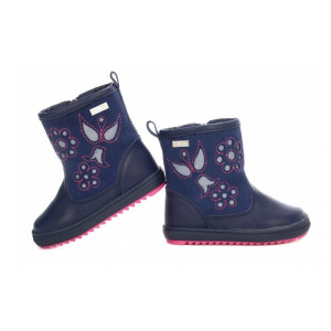 Trzewiki Zimowe Kozaki Bartek w-41001/slm z Odblaskami i Membraną BRTKtex Waterproof