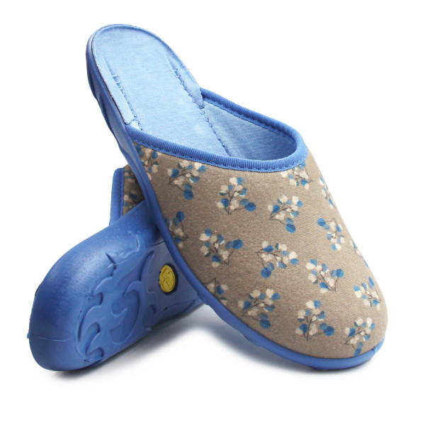 Lekkie Kapcie Domowe Damskie w Kwiaty Befado 235 D197