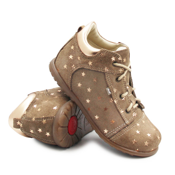 Buty Na Jesień dla Dziewczynki w Gwiazdki Emel ES 2369-18