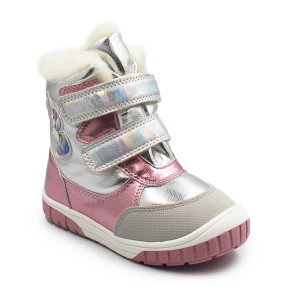 Śniegowce Dla Dziewczynki z Jednorożcem Srebrny Róż Wojtyłko 1ZŚ26116