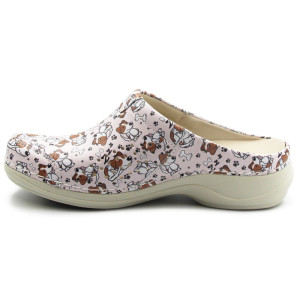 Klapki Damskie do Pracy Nursing Care Paris wg4f53 Dogs