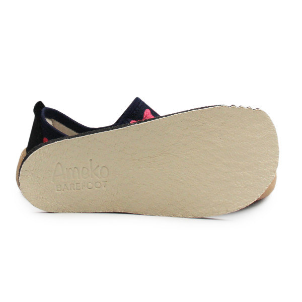 Kapcie Dla Dziewczynki Barefoot Ameko Noel Kokardki