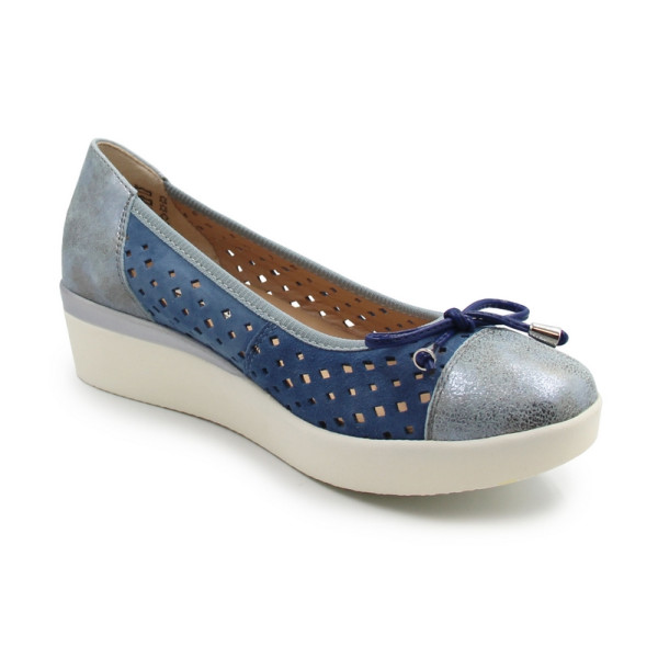 Baleriny Na Koturnie Damskie Na Wiosnę Lato Grunland sc1784 Auge Scarpe Donna Jeans