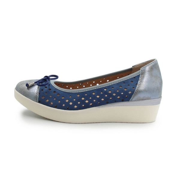 Baleriny Na Koturnie Damskie Na Wiosnę Lato Grunland sc1784 Auge Scarpe Donna Jeans