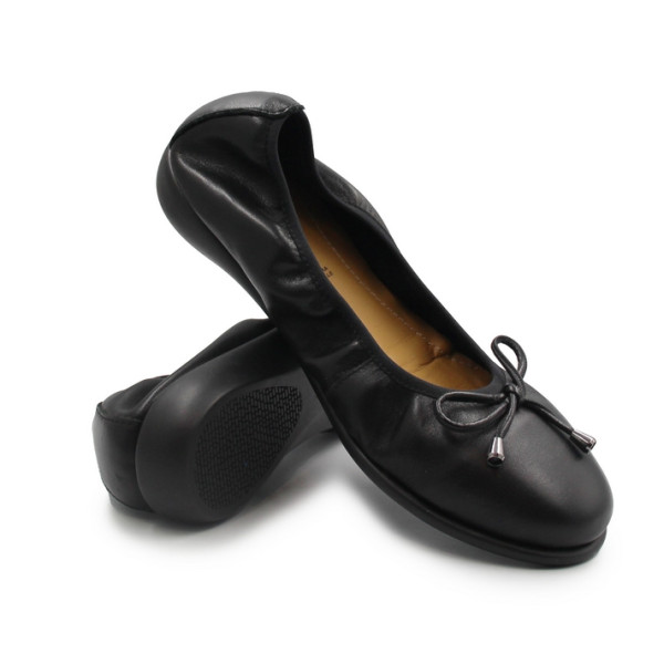 Damskie Baleriny Na Wiosnę Grunland sc1231 Agri Scarpe Donna Nero