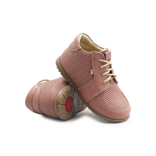 Trzewiki wiosenne sznurowane dziewczęce ażurowe Emel e 1153A-7