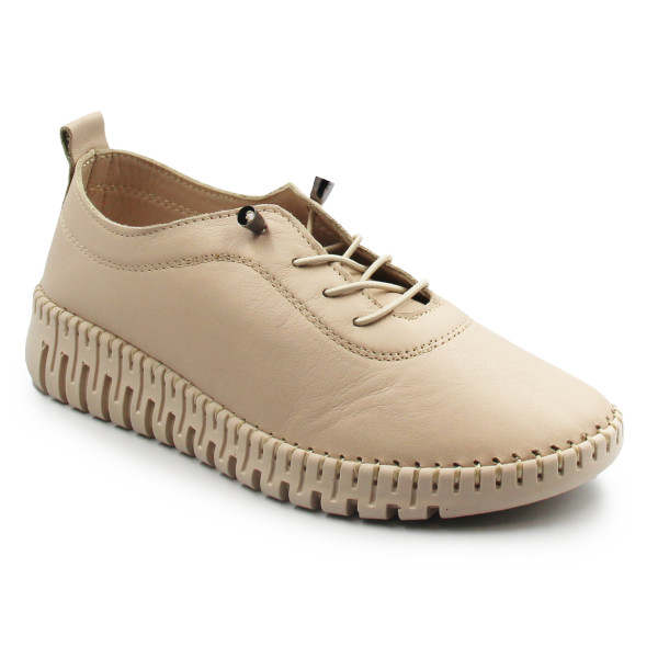 Buty damskie na wiosnę ze skóry naturalnej T. Sokolski OG 4000 BEIGE