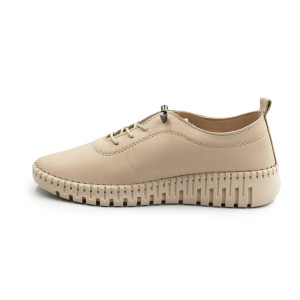 Buty damskie na wiosnę ze skóry naturalnej T. Sokolski OG 4000 BEIGE