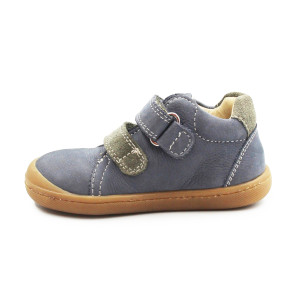 Buty Dla Chłopczyka Na Wiosnę Barefoot Skórzane Niebieskie Primigi 7900022