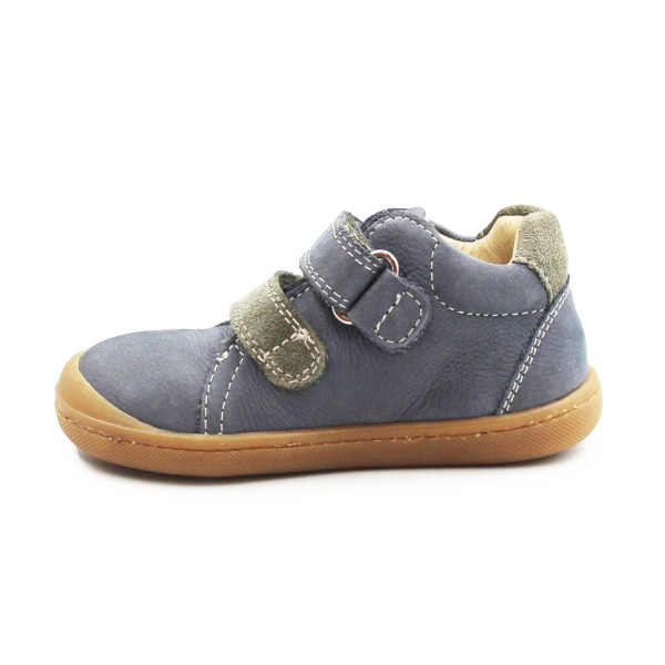 Buty Dla Chłopczyka Na Wiosnę Barefoot Skórzane Niebieskie Primigi 7900022