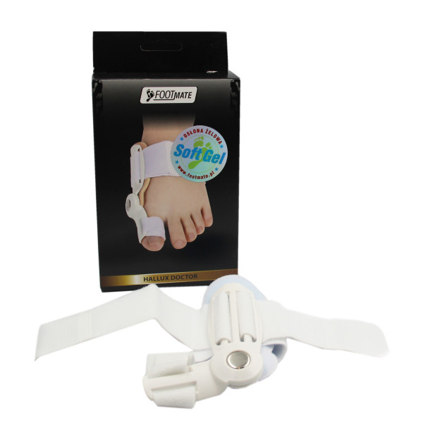 Dynamiczny Aparat Odwodzący Palucha z Żelem O010 Hallux Docor Footmate