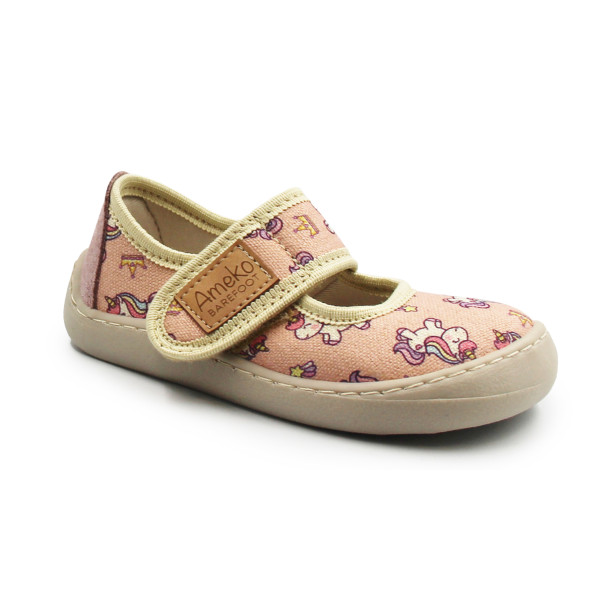 Kapcie Dla Dziewczynki w Jednorożce Barefoot Ameko Noel Unicorn