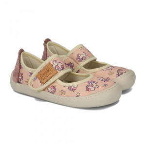 Kapcie Dla Dziewczynki w Jednorożce Barefoot Ameko Noel Unicorn