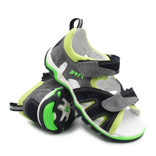 Sandały Dla Chłopca Na Lato Zielono Czarne Bartek 16187-005