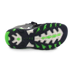 Sandały Dla Chłopca Na Lato Zielono Czarne Bartek 16187-005