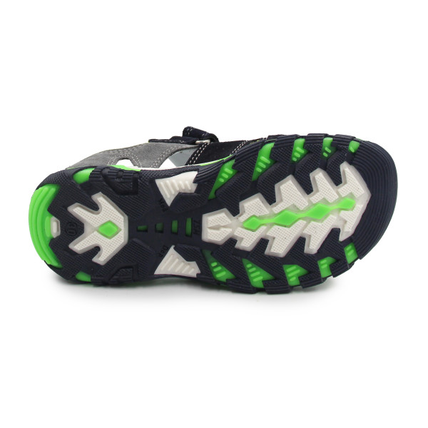 Sandały Dla Chłopca Na Lato Zielono Czarne Bartek 16187-005