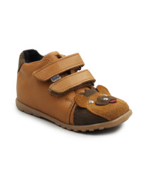 Dziecięce Buty na Jesień Lekko Ocieplane Miś Ameko Lion-Winter-Carmel