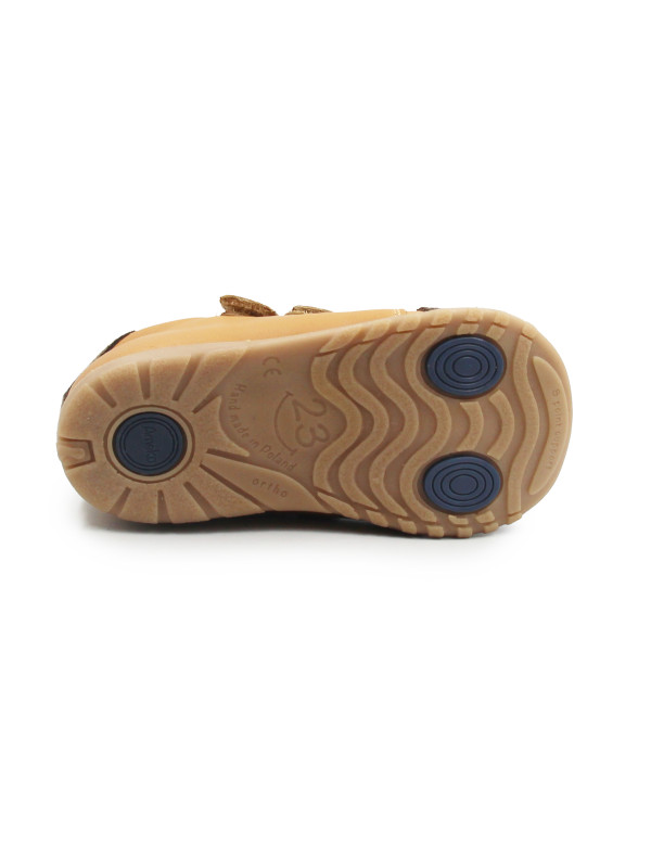 Dziecięce Buty na Jesień Lekko Ocieplane Miś Ameko Lion-Winter-Carmel