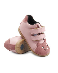 Buty Na Jesień Dla Dziewczynek Różowe z Kotkiem Ameko Kiti-Winter-Rose