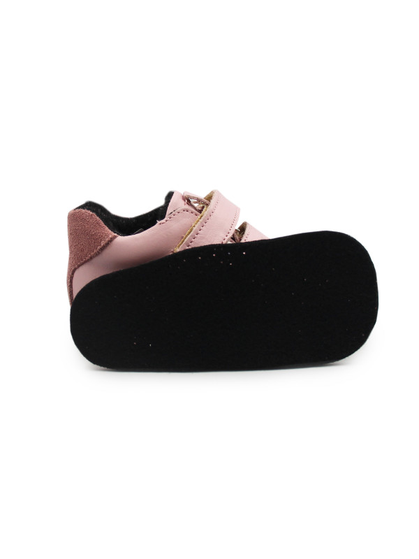 Buty Na Jesień Dla Dziewczynek Różowe z Kotkiem Ameko Kiti-Winter-Rose