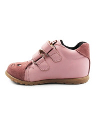 Buty Na Jesień Dla Dziewczynek Różowe z Kotkiem Ameko Kiti-Winter-Rose