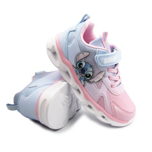 Buty Na Wiosnę Dla Dziewczynek Stitch Świecąca Podeszwa LED Bartek 87038-15