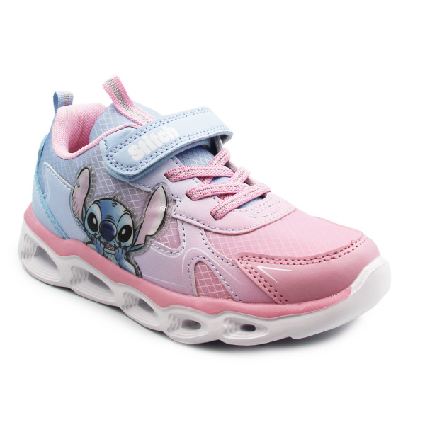 Buty Na Wiosnę Dla Dziewczynek Stitch Świecąca Podeszwa LED Bartek 87038-15
