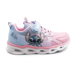 Buty Na Wiosnę Dla Dziewczynek Stitch Świecąca Podeszwa LED Bartek 87038-15