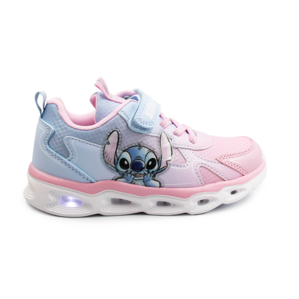 Buty Na Wiosnę Dla Dziewczynek Stitch Świecąca Podeszwa LED Bartek 87038-15