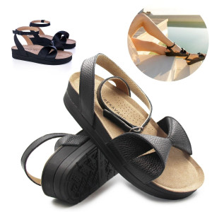 Damskie Sandały z Kokardą...