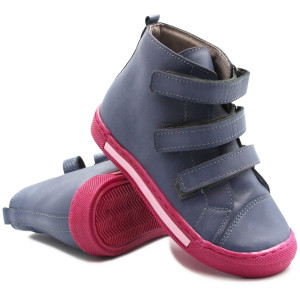 Tenisówki trampki młodzieżowe do szkoły na wiosnę skóra naturalna Dawid 2113