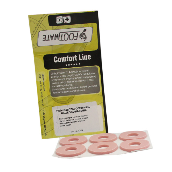 Ochronne Poduszeczki Plastry do Przyklejenia na Palce u Stóp Footmate K004