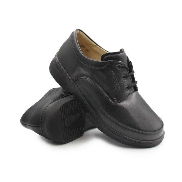 Półbuty damskie na wiosnę ze skóry naturalnej szerokie Solidus Therapo