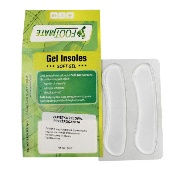 Przeźroczyste Zapiętki Żelowe na Odciski Footmate g015