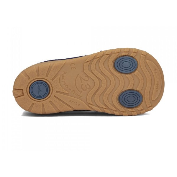 Buty dla dziewczynki na Wiosnę Półbuty Ameko Kiti Szary