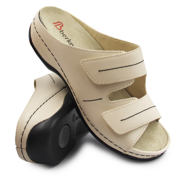 Damskie Klapki z Regulowanym Rzepem Berkemann Daria 01002-109