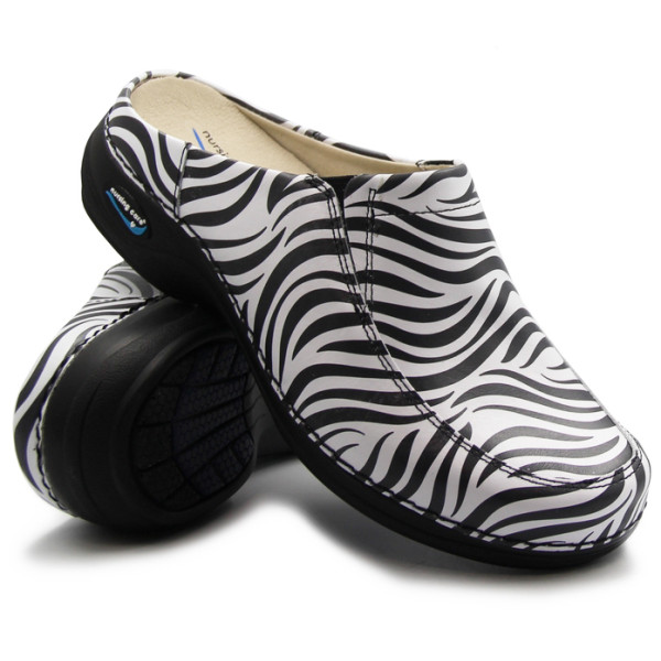 Klapki Damskie Nursing Care Paris wg4f81 Zebra