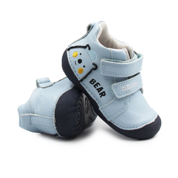 Buty Dla Chłopczyka Na Wiosnę Niebieskie z Misiem DD STEP S015-61472 Aero Blue