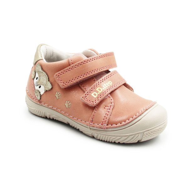 Buty Na Wiosnę Dla Dziewczynki Na Rzep DD STEP S082-61703C Strawberry