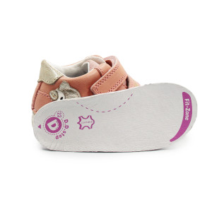 Buty Na Wiosnę Dla Dziewczynki Na Rzep DD STEP S082-61703C Strawberry