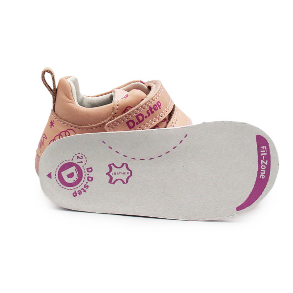Różowe Buty Na Wiosnę Dla Dziewczynki DD STEP S015-61675A Rose Gold
