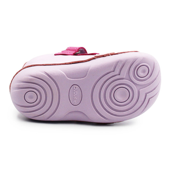 Fioletowe Buty Dla Dziewczynek Na Wiosnę z Kotkiem DD STEP S015-61267 Daisy Pink