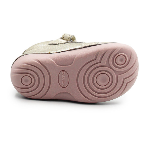 Dziewczęce Buciki Na Wiosnę Na Rzep Kotek DD STEP S015-61267B Gold