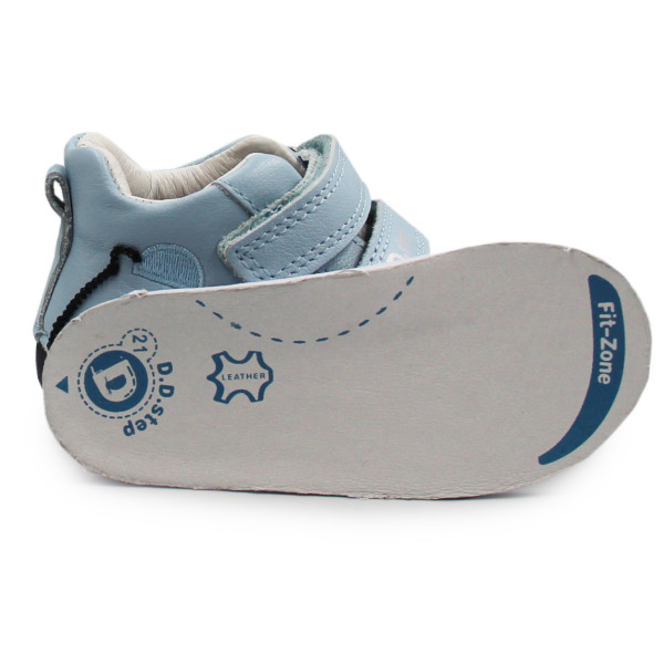 Buty Dla Chłopczyka Na Wiosnę Niebieskie z Misiem DD STEP S015-61472 Aero Blue