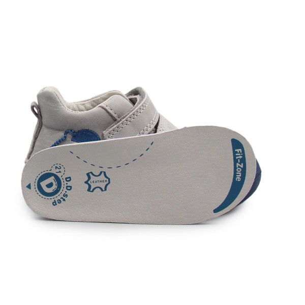 Wiosenne Buciki Dla Chłopczyka Szare DD STEP S015-61472B Dove Grey