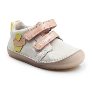 Buty Dla Dziewczynki Błyszczące Srebrne DD STEP S070-61798A White