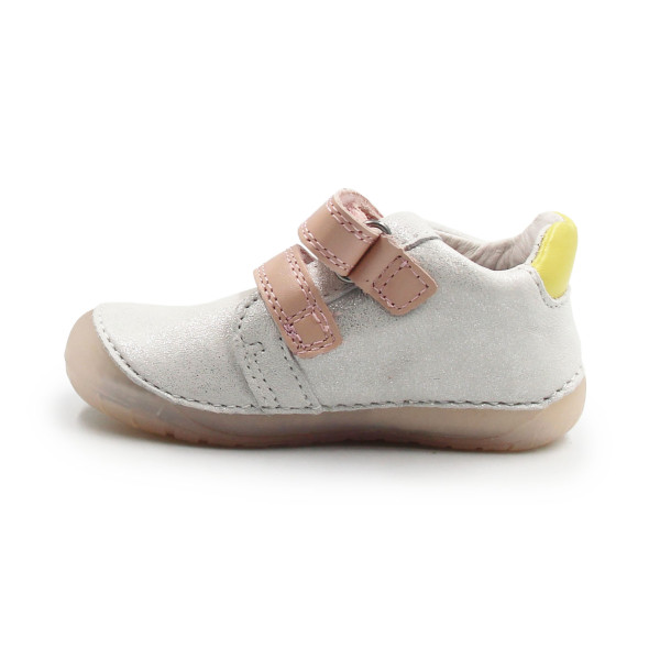 Buty Dla Dziewczynki Błyszczące Srebrne DD STEP S070-61798A White